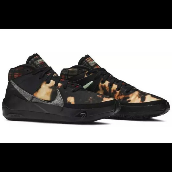 Nike KD 13 Bleach Plaid Black White Onyx DA0895 005 Multi Sizes - Picture 9 of 9